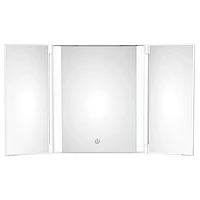 Conair True Glow 1X Trifold LED Cosmetic Mirror - White - TGBETP1C