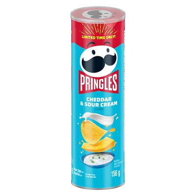 Pringles Potato Chips - Cheddar and Sour Cream - 156g
