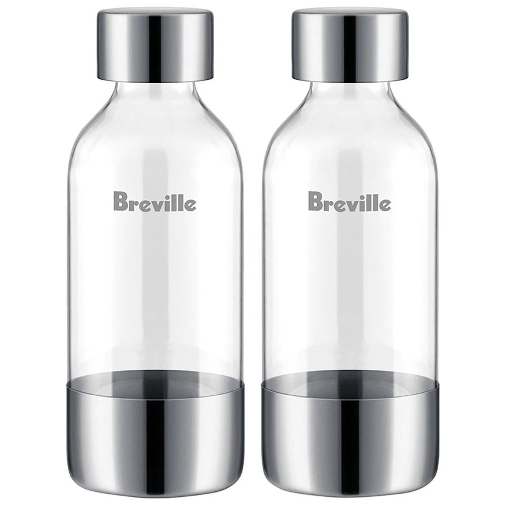 Breville the InFizz Bottles - 0.6L - 2 Pack