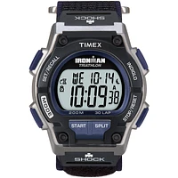 Timex Ironman Triathlon 30 Lap Watch - Silver/Dark Blue - 5K198