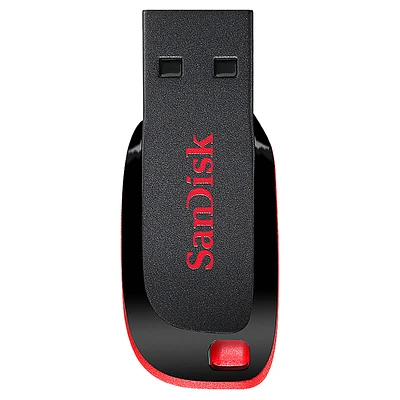SanDisk 16 GB Cruzer Blade USB 2.0 Flash Drive - SDCZ50-016G-B35S