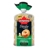 Dempster's Signature Bagels - Parmesan, Garlic & Herb - 380g/5s