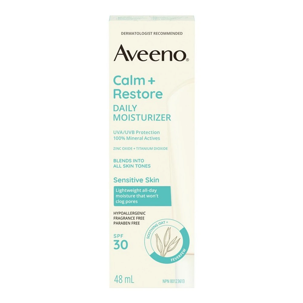 Aveeno CALM+RESTORE Daily Moisturizer - SPF 30 - 48 ml