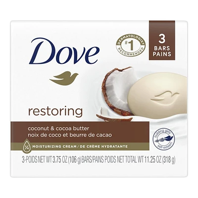 Dove Purely Pampering Beauty Bar - Coconut Milk- 3 x 106g