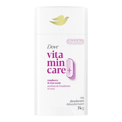 Dove Vitamin Care + Deodorant - Raspberry & Rose - 74g