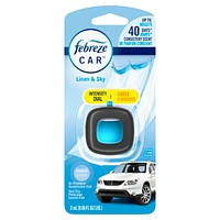 Febreze Car Air Freshener Vent Clip- Linen & Sky - 2ml