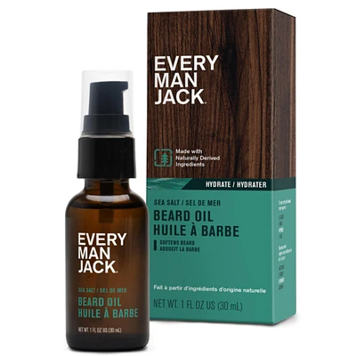 Every Man Jack Beard Oil - Sea Salt - 30ml