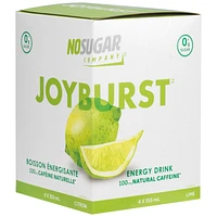 No Sugar Joyburst Lime Drink - 4x355ml