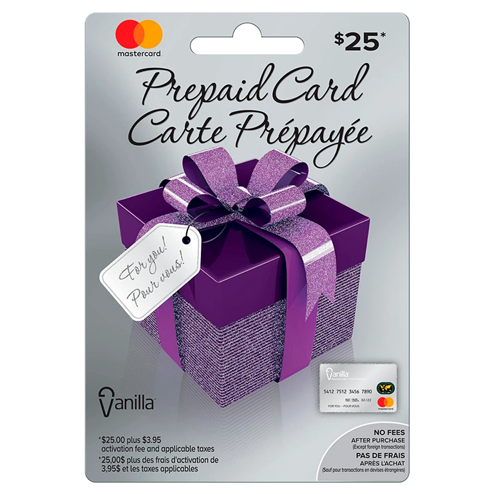 Vanilla Mastercard Gift Card - $25