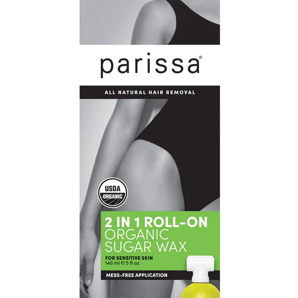 Parissa 2 in 1 Organic Sugar Wax Roll-On - 140ml