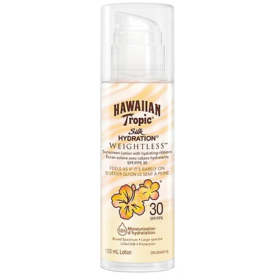 Hawaiian Tropic Silk Hydration Weightless Sunscreen Lotion - SPF30 - 150ml
