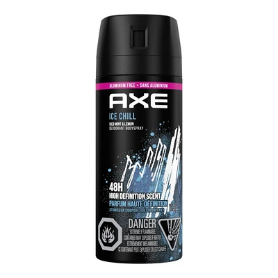 Axe Ice Chill Deodorant Body Spray Frozen - Lemon & Eucalyptus - 113g