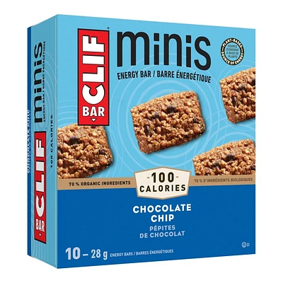 Clif Mini Energy Bar - Chocolate Chip - 10 x 28g