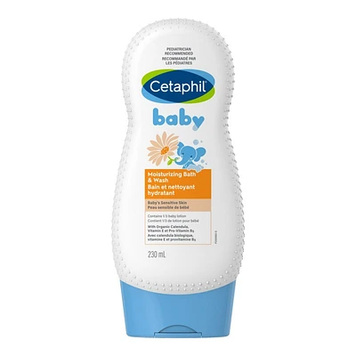 Cetaphil Baby Moisturizing Bath and Wash with Organic Calendula - 230ml