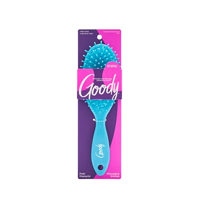 Goody SPA Therapy Oval Brush Go Gentle Detangle and Massage for Fine Hair