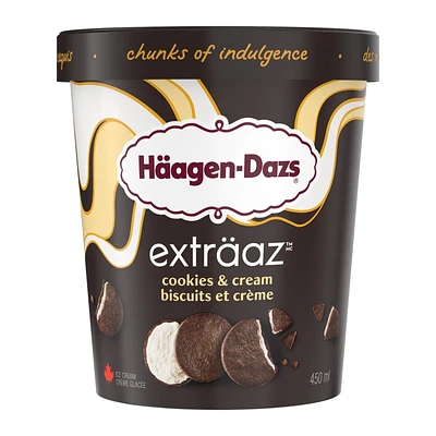 Haagen-Dazs extraaz Ice Cream - Cookies & Cream - 450ml