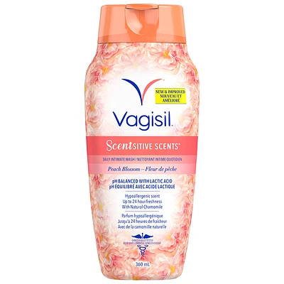 Vagisil Scentsitive Scents Intimate Wash - Peach Blossom - 360ml