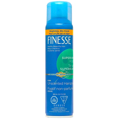 Finesse Firm Hold Unscented Aerosol Hairspray - 300ml