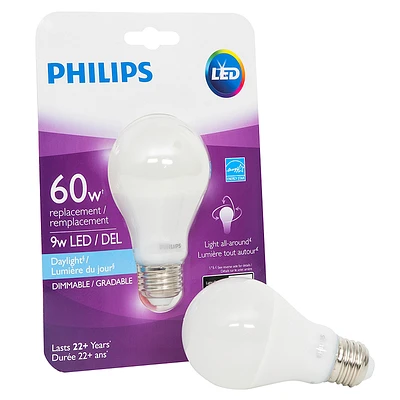 Philips Performance A19 LED Bulb - Daylight - 60W