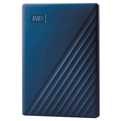 WD 4TB My Passport for Mac USB 3.2 Gen 1 Portable Storage - Blue - WDBA2F0040BBL-WESN