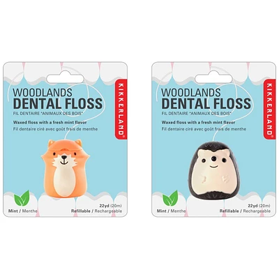 Kikkerland Dental Floss Woodlands - Assorted