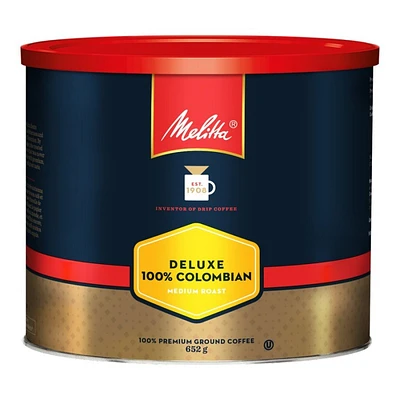 Melitta Deluxe Ground Coffee - 652g