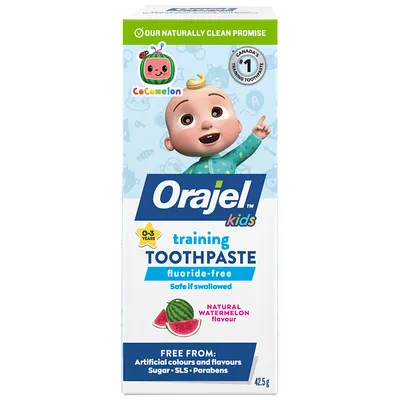 Orajel Kids Natural Training Toothpaste - Watermelon - 42.5g