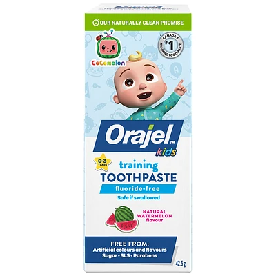 Orajel Kids Natural Training Toothpaste - Watermelon - 42.5g