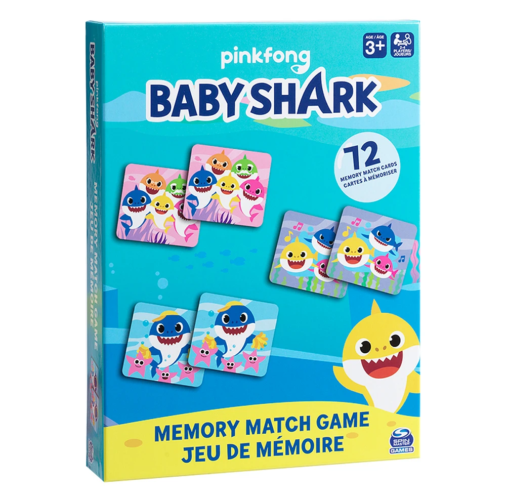 Baby Shark Memory Shark Game