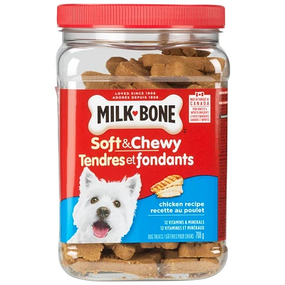 Milkbone Soft & Chewy Chicken Recipe Dog Treats - 708g