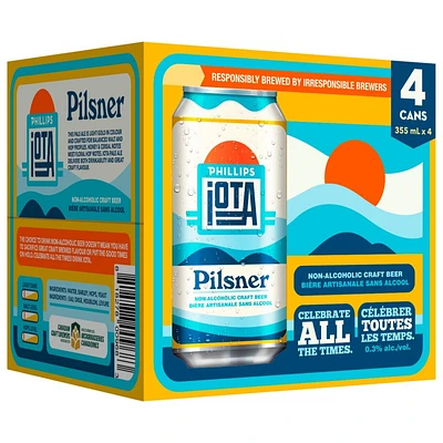 Phillips Iota Non-Alcoholic Pilsner - 4x335ml