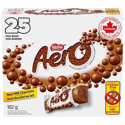 Nestle Aero - Real Milk Chocolate - 25s/182g