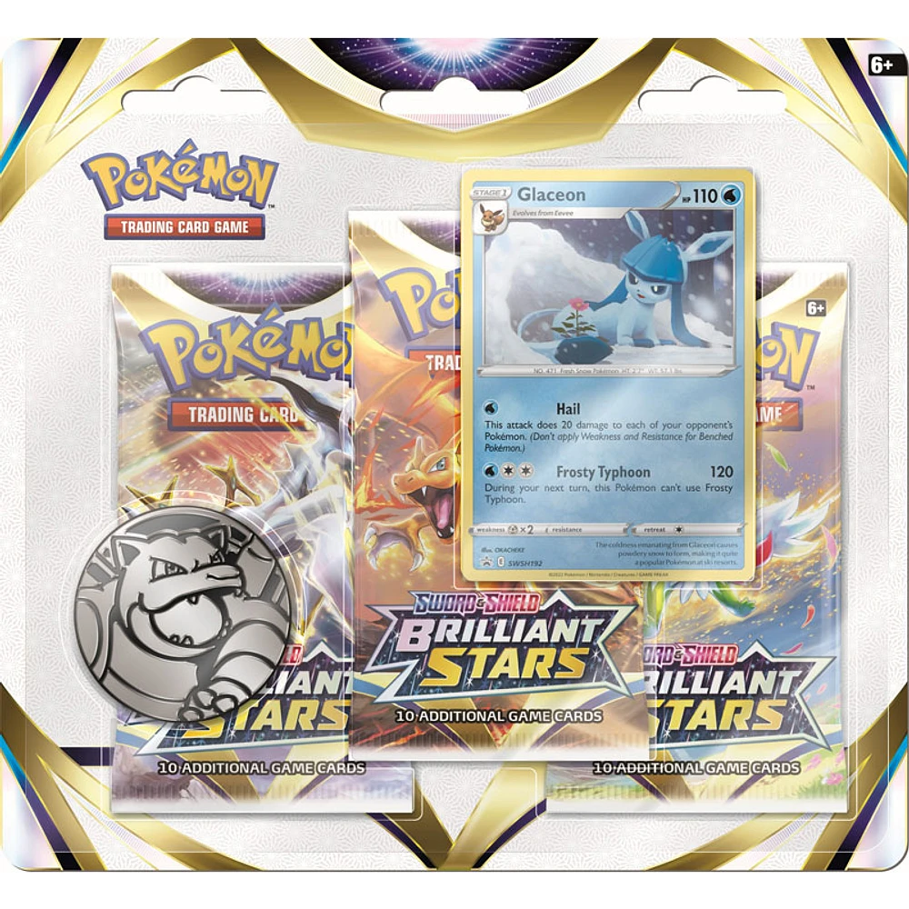 Pokemon Sword & Shield Brilliant Stars - 3 pack - SW9