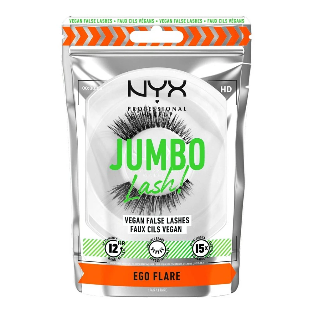 NYX Professional Makeup Jumbo Lash! Ego Flare False Lashes - 1 pair