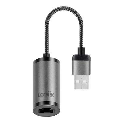 LOGiiX Network Adapter USB-A/Gigabit Ethernet - LGX-13416