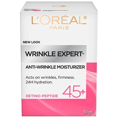 L'Oreal Wrinkle Expert Anti-Wrinkle Moisturizer - 45+ Retino-Peptede - 50ml