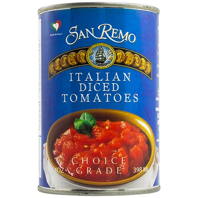 San Remo Italian Diced Tomatoes - 398ml