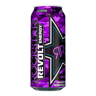 Rockstar Revolt Energy Drink - Killer Grape - 473ml