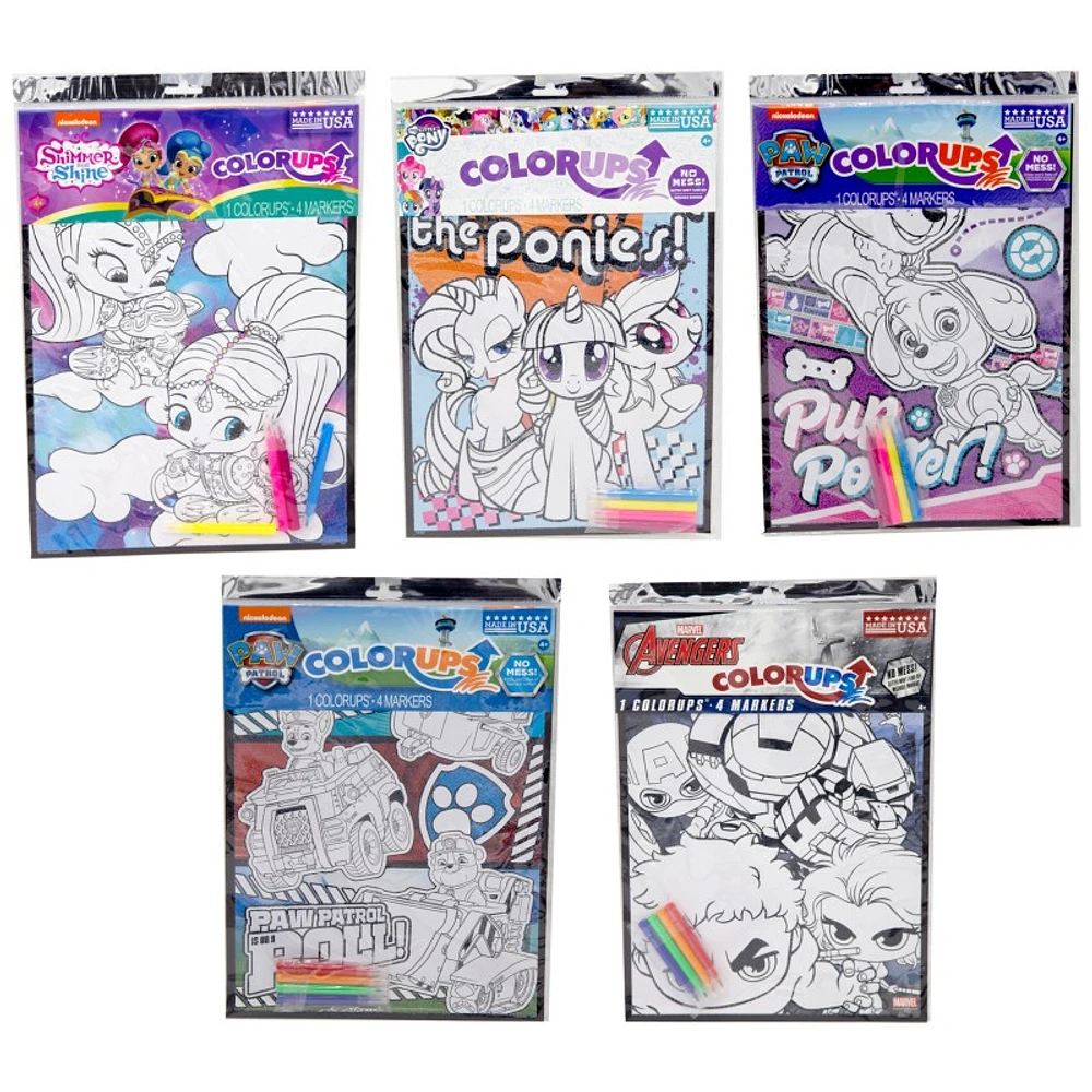 Color Ups - Coloring Posters - Assorted
