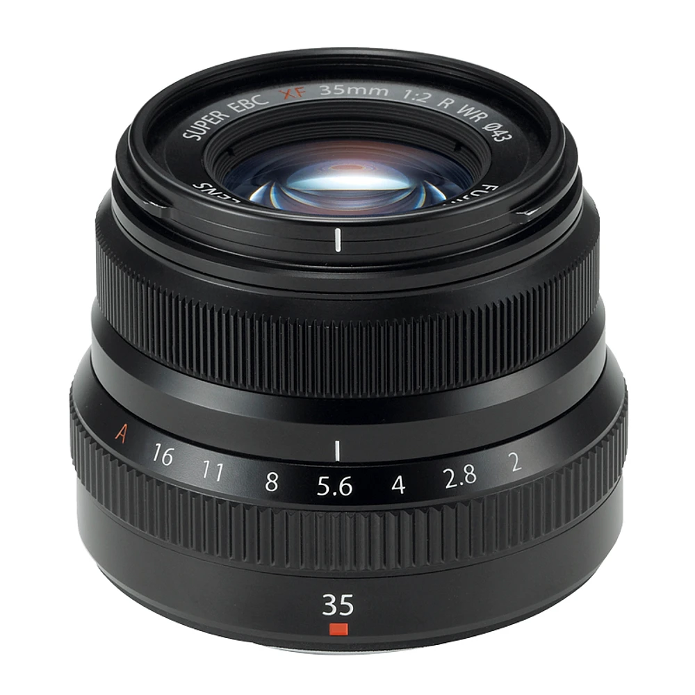 Fujilfilm XF 35mm F2.0 R WR Lens - Black - 600015904