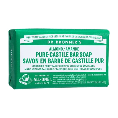 Dr. Bronner's Pure-Castile Bar Soap - Almond - 140g