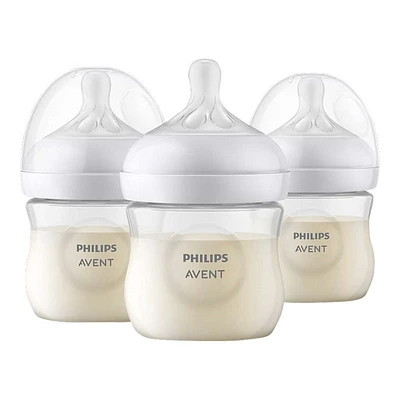 Philips Avent Natural Response Baby Bottle - 125ml - 3 pack