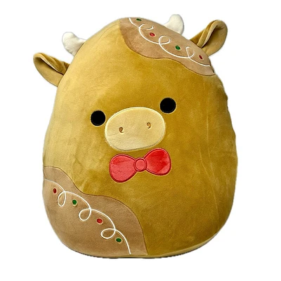 Squishmallows Holiday Plush Toy - Jericho Cow - 16 Inch - 16 x 14 x 11 Inches