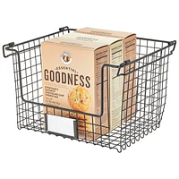 iDesign Stackable Storage Basket - 12in