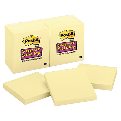 3M Post-it Super Sticky Notes - 12 Pack
