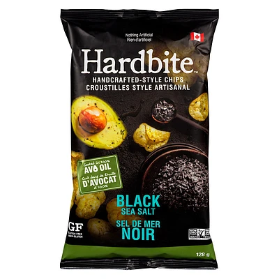 Hardbite Chips - Black Sea Salt - 128g