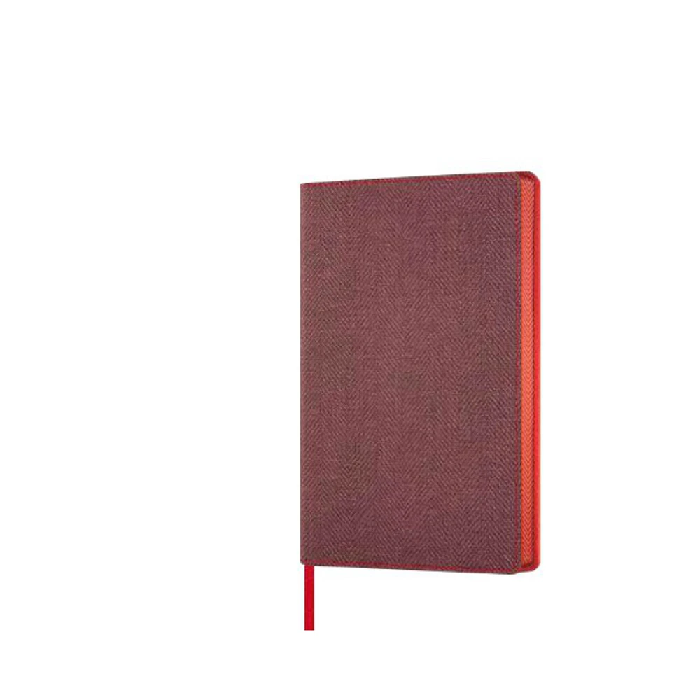 CASTELLI Harris Notebook - 13 x 21cm - Ruled - Maple Red