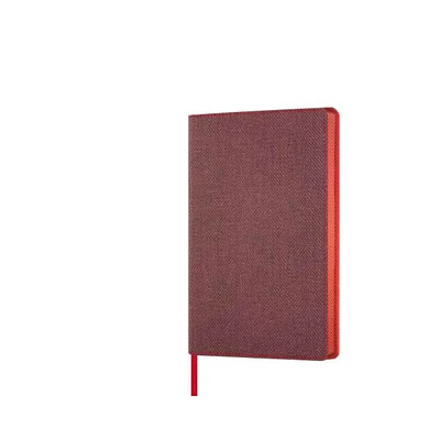 CASTELLI Harris Notebook - 13 x 21cm - Ruled - Maple Red