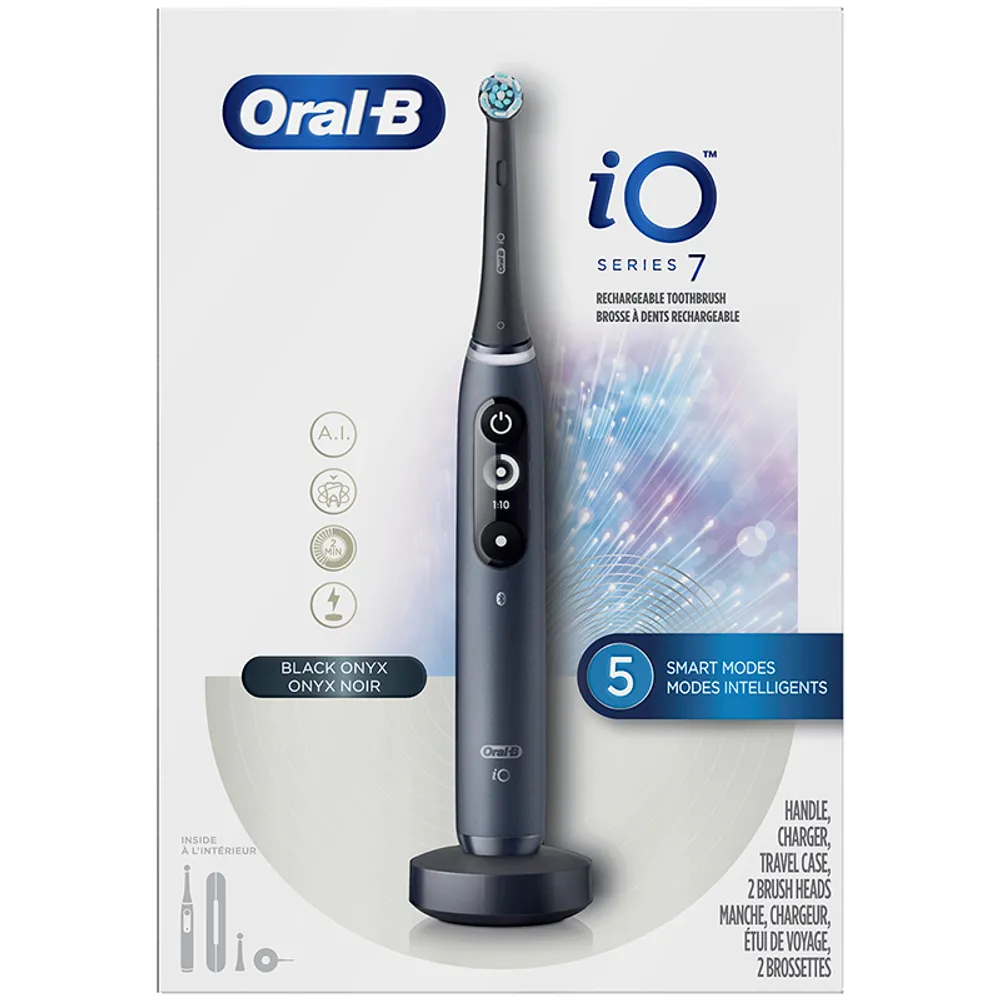 Oral-B iO Series 7 Rechargeable ToothBrush - Black Onyx - 12882