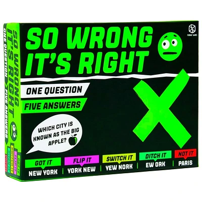 So Wrong It's Right Game